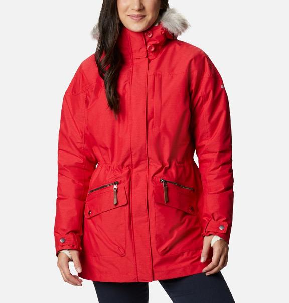 Columbia Carson Pass Interchange 3 In 1 Jacket Red For Women's NZ34197 New Zealand